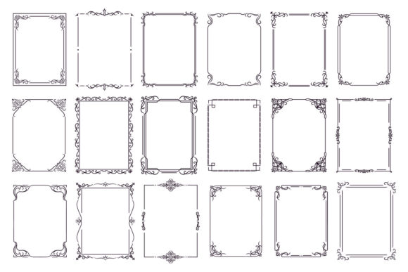 Download Vintage Ornament Frame - Vintage Collection