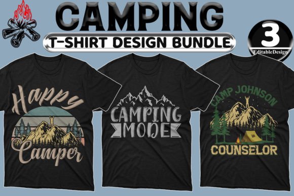 Download Best Camping Print Templates Bundle-3 - Print template Collection