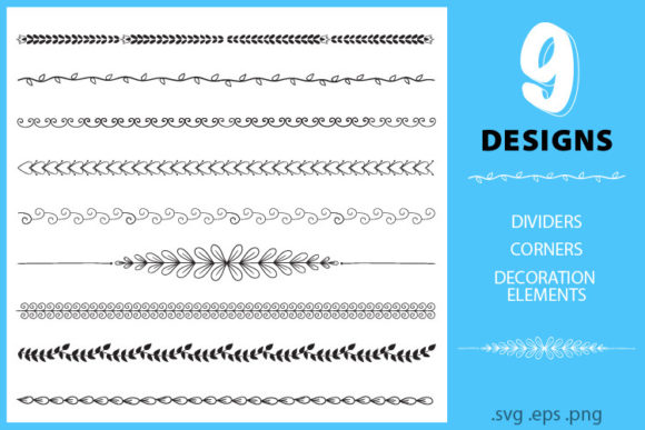 Download Retro Vintage Flourishes Dividers Svg - Vintage Collection