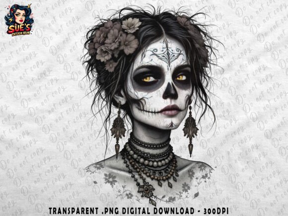 Download Gothic La Catrina Elegance - Premium Resources