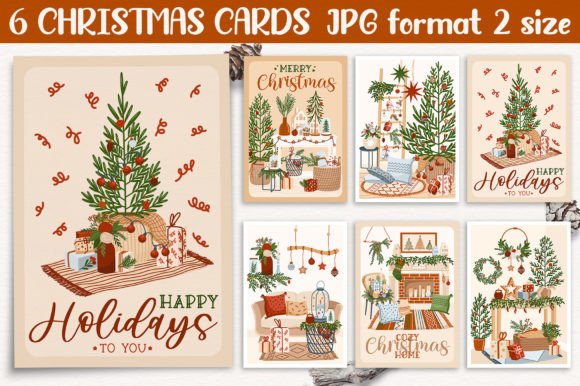 Download Christmas Cards Print Templates - Print template Collection