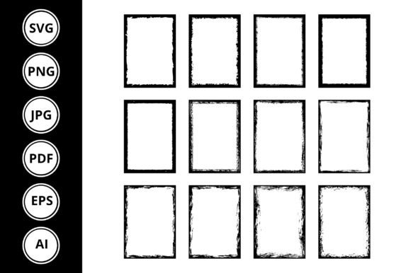 Download Grunge Border Frame Collection - Premium Resources