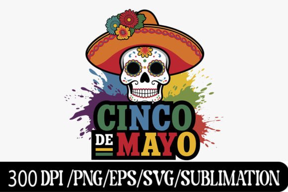 Download Cinco De Mayo Skull Tumbler Design, - Premium Resources