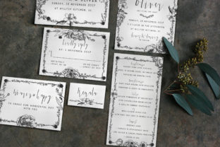 Download Elegant Flower Wedding Invitation Suite - Elegant Collection
